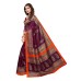 VOILA Printed Bhagalpuri Art Silk Saree Maroon